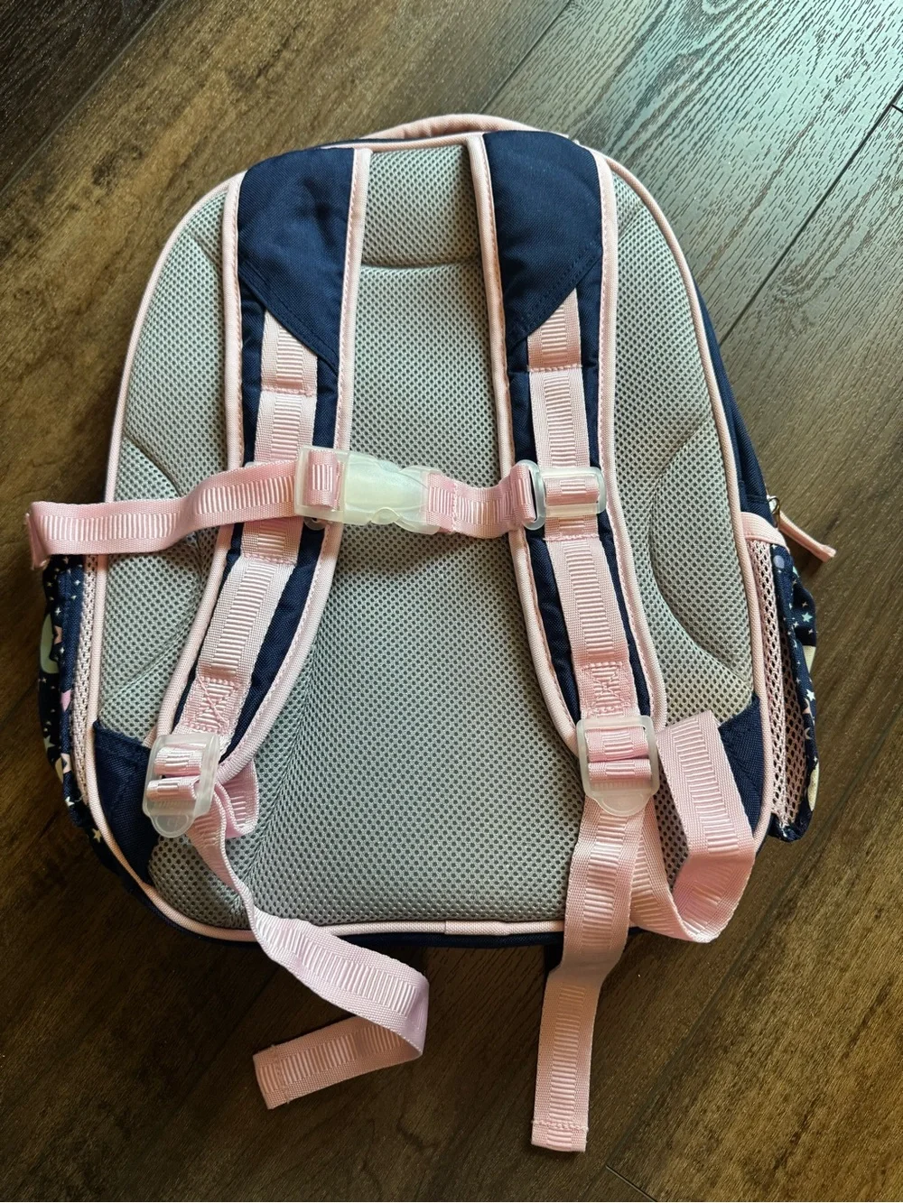 Size small girls Pottery Barn Kids outer space glow in the dark backpack